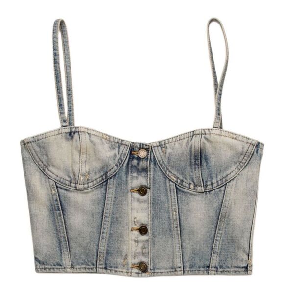 Saint Laurent denim top - Picture 1 of 5